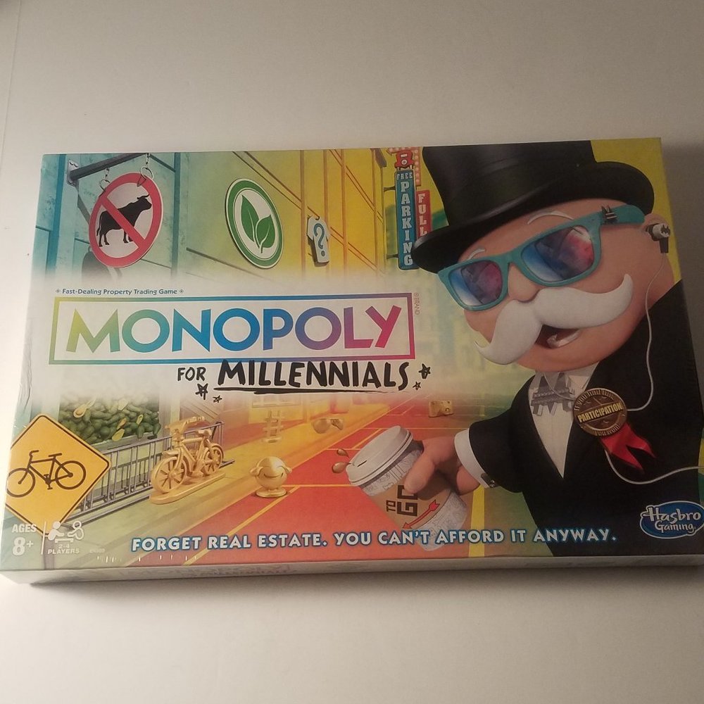 Monopoly for millennials Hasbro new sealed in box